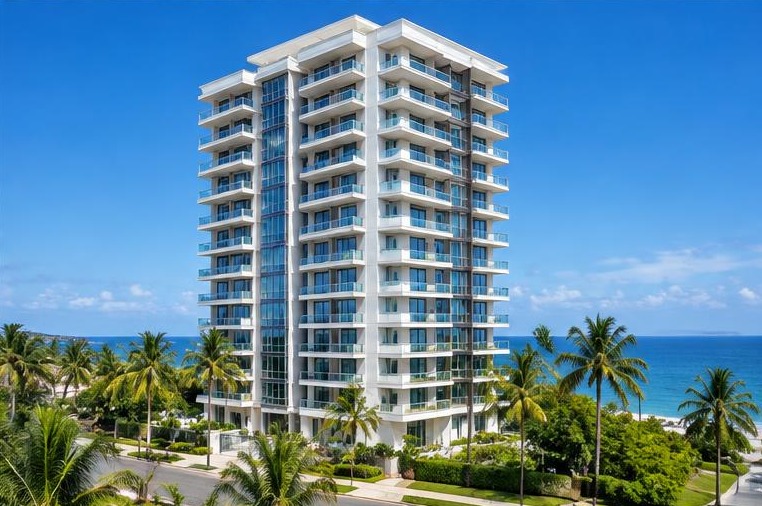 High-cost apartment building: Coastal tower residences